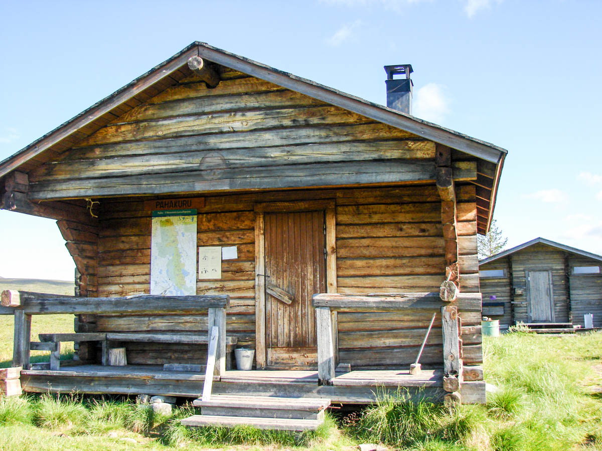 wilderness hut in Lapland