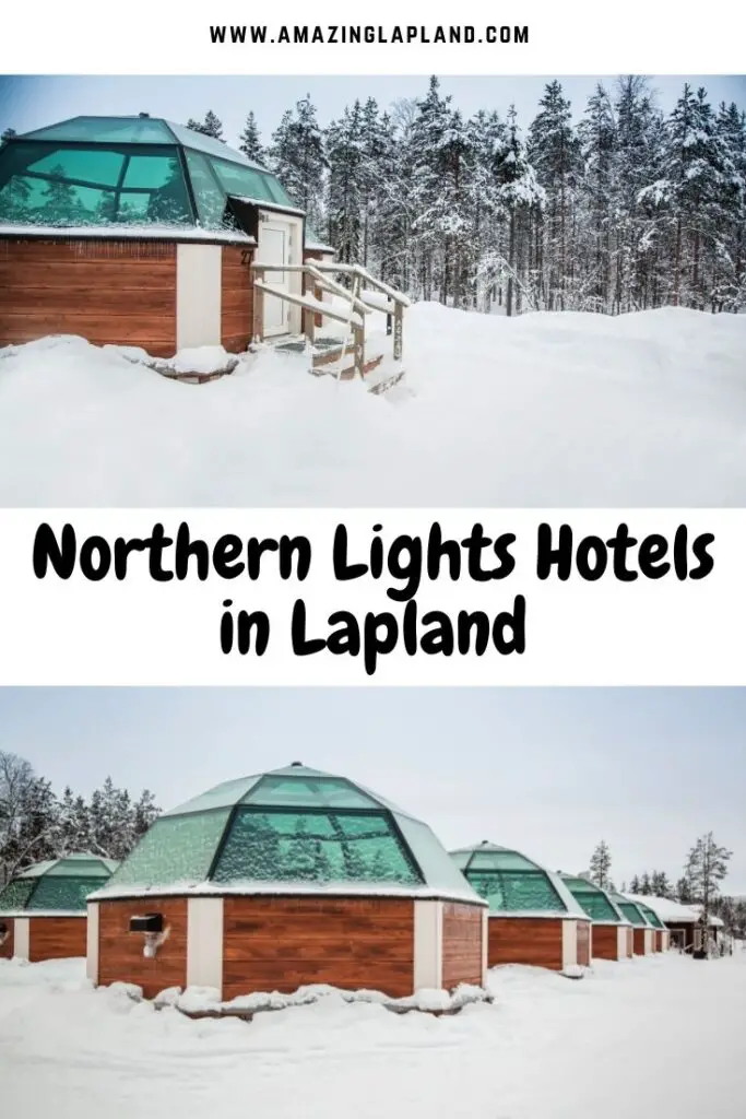 lapland northern lights igloo hotels