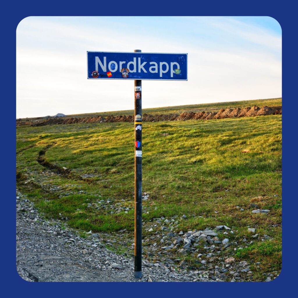 nordkapp sign northern norway