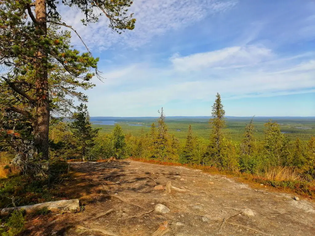 view from Konttainen Ruka