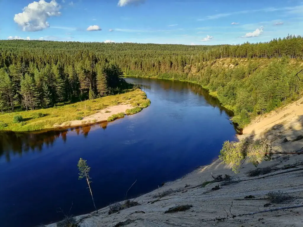 Oulanka hiking places: karhunkierros trail