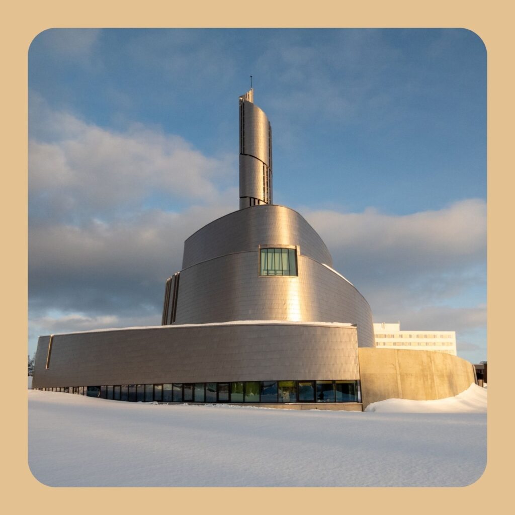 Northern Lights Cathedral Alta Norway