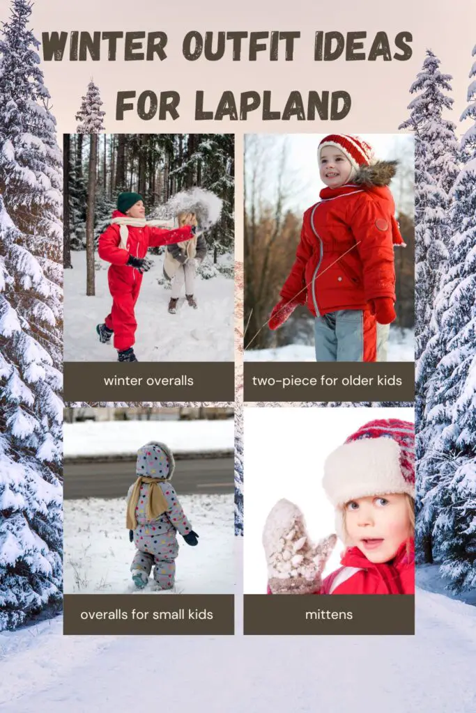 what kids need to wear in Lapland in winter?