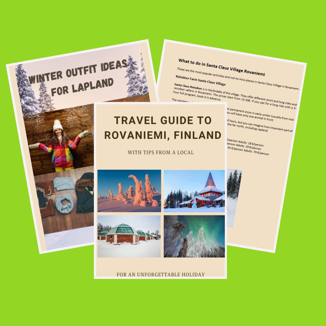 rovaniemi travel guide sample pages