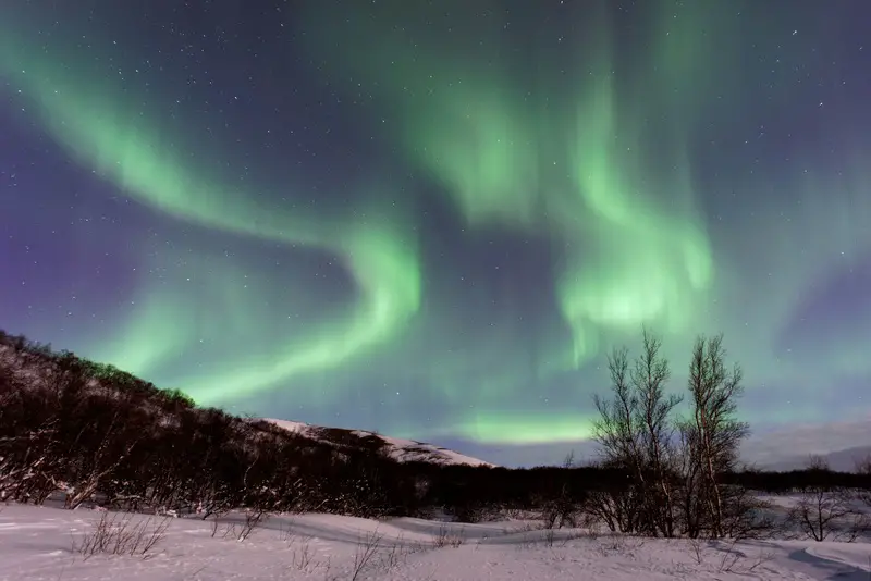 northern lights hike