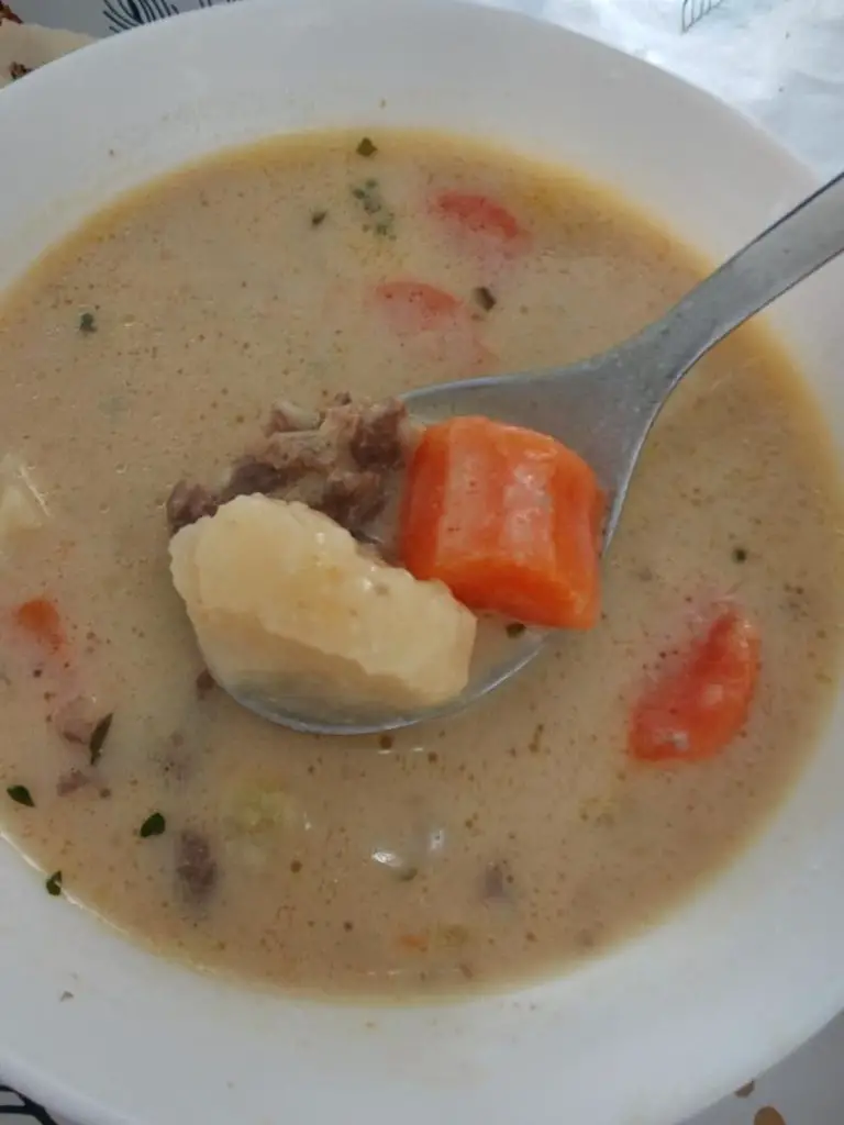Finnish reindeer soup